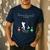 Sorry Missed Call Fisher Dad In Spanish Men's Casual T-Shirt Navy