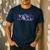 Space Dad Family Matching Mom Space Birthday Theme Party Men's Casual T-Shirt Navy