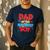 Spider Web Family Matching Dad Of The Birthday Boy Men's Casual T-Shirt Navy
