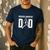 Star Trek Father's Day Galaxy's Greatest Dad Badge Men's Casual T-Shirt Navy