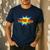 Super Dad Family Matching Superhero Comics Set Fathers Day Men's Casual T-Shirt Navy