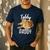 Tabby Daddy Cat Lover Saying Graphic Men's Casual T-Shirt Navy