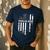 Thin Blue Line Proud Dad Police Family T-Shirt Men's Casual T-Shirt Navy Thin Blue Line Proud Dad Police Family T-Shirt Men's Casual T-Shirt Navy