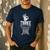 Three Points Throw Basketball Player Fan Dad Joke Tee Men's Casual T-Shirt Navy