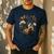Tortie Cat Owner Flowers Tortie Cat Mom Tortie Cat Dad Men's Casual T-Shirt Navy