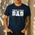 Track & Field Dad Sport Fathers Day Boys Men's Casual T-Shirt Navy