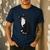 Tuxedo Cat Dad Cat Dad Tuxedo Cat Dad Men's Casual T-Shirt Navy Tuxedo Cat Dad Cat Dad Tuxedo Cat Dad Men's Casual T-Shirt Navy