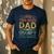 I Have Two Titles Dad And Grampy Tshirt Fathers Day Men's Casual T-Shirt Navy