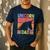 Unicorn Birthday Outfit Dad Unicorn Costume Bday Dad Unicorn Men's Casual T-Shirt Navy