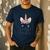 Unicorn Dad Of The Birthday Girl Shirt Matching Party Tee Men's Casual T-Shirt Navy