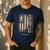 USA American Flag Archery Dad Men's Casual T-Shirt Navy