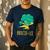 Vegetable Word Game Dad Joke Brocco-Lee Broccoli Men's Casual T-Shirt Navy