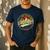 Vintage Awesome Single Dad Retro Fathers Day For Dad Grandpa Men's Casual T-Shirt Navy