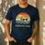 Vintage Axolotl Dad Axolotl Lovers Daddy Father's Day Men's Casual T-Shirt Navy Vintage Axolotl Dad Axolotl Lovers Daddy Father's Day Men's Casual T-Shirt Navy