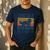 Vintage Doodle Dad Aussie Doodle & Goldendoodle Men's Casual T-Shirt Navy