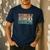 Vintage Grill Dad Grilling Chilling Refilling Men's Casual T-Shirt Navy