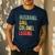 Vintage Husband Dad Colonel Legend Retro T-Shirt Men's Casual T-Shirt Navy