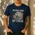 Vintage USA Flag Goldendoodle Doodle Dad Fathers Day Men Men's Casual T-Shirt Navy