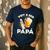Voy Hacer Papa Ser Papa Voy A Ser Papa Dad To Be In Spanish Men's Casual T-Shirt Navy