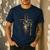 Welder Christian Cross Weld Welding Dad Jesus Lover Men's Casual T-Shirt Navy