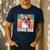 Welsh Corgi Pembroke Dog Corgi Dad -Adults Small Classic Fit Short Sleeve Cotton Polyester Blend Men's Casual T-Shirt Navy