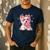 Westie Dog Valentines Day Dog Mom Westie Dad Candy Sucker For Men Women Girls Kids Men's Casual T-Shirt Navy