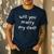 Will You Marry My Dad Marriage Proposal Men's Casual T-Shirt Navy