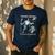 Wizard Dragon Fantasy Football Player Literal Dad Joke Men's Casual T-Shirt Navy
