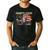 American Flag Trump 2024 Daddy's Home We The People Men's Casual T-Shirt Black