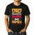 Anime Fathers Day Japanese Manga Otaku Kawaii Anime Dad Men's Casual T-Shirt Black