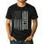 Archery Dad America US Flag Patriot Vintage Archer Men's Casual T-Shirt Black
