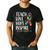 Autism Awareness Ribbon Mom Dad Kids Autistic Support Autism Men's Casual T-Shirt Black