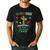 Autism Dad Son Father Autistic Kid Awareness Jesus Christian Men's Casual T-Shirt Black