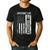 ON Back Awesome Like My Daughter Men Fathers Day Dad Men's Casual T-Shirt Black