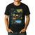 On Back Tired Dads Club Car Race Track On Dad Daddy Men's Casual T-Shirt Black On Back Tired Dads Club Car Race Track On Dad Daddy Men's Casual T-Shirt Black