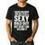 Bald Guy Art For Men Dad Sexy Bald People Bald Man Men's Casual T-Shirt Black Bald Guy Art For Men Dad Sexy Bald People Bald Man Men's Casual T-Shirt Black