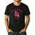 Ball State University Cardinals Arched Dad Men's Casual T-Shirt Black