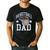 Basketball Dad Coach Sports Fan Men's Casual T-Shirt Black