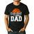 Basketball Dad Basketball Player Game Day Father's Day Men's Casual T-Shirt Black