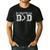 Basketball Dad TShirt Fathers Day For Daddy Papa Father Men's Casual T-Shirt Black