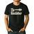 The Bassfather Distressed Bass Player Dad Fathers Day Men's Casual T-Shirt Black