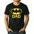 Batman Bat Dad Men's Casual T-Shirt Black