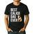 Best Calico Cat Dad Ever Calico Cat Lover Calico Cat Owner Men's Casual T-Shirt Black