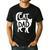Best Cat Dad Fathers Day Men Kitty Daddy Papa Christmas Meow Men's Casual T-Shirt Black