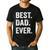 Best Dad Ever T Shirt Men Husband Men's Casual T-Shirt Black