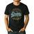 Best Daddy Ever Father's Day Daddy Vintage Emblem Men's Casual T-Shirt Black