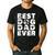 Best Dog Dad Ever Shirt Dog Father Men Women Girls Kids Men's Casual T-Shirt Black