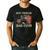 Best Frenchie Dad Ever Bulldog American Flag Men's Casual T-Shirt Black