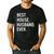 Best House Husband Ever Stay At Home Dad Men's Casual T-Shirt Black