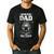 Biker Dad Like a Normal Dad Only Cooler Motorcyclist Men's Casual T-Shirt Black